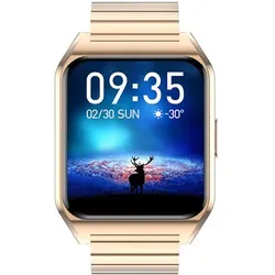 Rubicon Smartwatch Hasgus in Roségold – One Size - Elegante Smartwatch mit 1,69" TFT IPS Display und IP67 Wasserschutz. 7 Sportmodi, Herzfrequenz- und Blutdruckmessung. Ideal für Alltag und Sport, kompatibel mit iOS und Android.