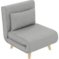 HOMCOM Schlafsessel mit Bettfunktion - Sessel mit Schlaffunktion, ideal für kleine Räume – bietet maximalen Komfort und kann auch als Gästebett genutzt werden.
