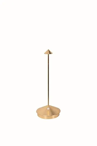 LED-Tischlampe Zafferano Pina Pro - Wiederaufladbar mit Blattgold - Kategorie: Lampen, elegante Tischlampe mit Touch-Control und variabler Lichtfarbe (2200-3000K) für stimmungsvolle Beleuchtung in jedem Raum.