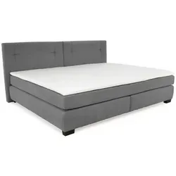 Jockenhöfer Gruppe Boxspringbett Family 240x200 cm - Betten: Familienbett mit 7-Zonen-Tonnentaschen-Federkernmatratzen und Kaltschaumtopper für optimalen Schlafkomfort und Unterstützung bis 120 kg.