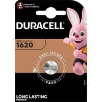 100x Duracell CR1620 - 3V Lithium Button Batterien, ideal für Auto-Fernbedienungen, Taschenrechner und Uhren