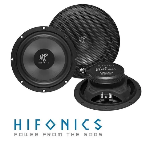 Hifonics VX-6.2W Auto-Subwoofer-Chassis 200W 4Ω - Car-HiFi-Lautsprecher mit unglaublichem Sound, flach und kompakt für eine einfache Installation im Auto.