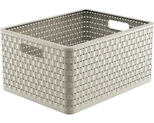 Korb Country DIN A4 28l cappuccino 43x33x21,5 cm