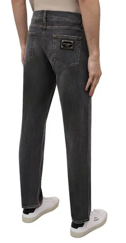 DOLCE GABBANA Jeans Denim Comfort Pants Größe 58 - Stylische Herrenjeans aus italienischem Denim, atmungsaktiv und leicht mit 5 Taschen. Ideal für den Alltag und modisch im klassischen Straight Fit.