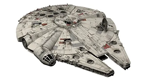 BANDAI Star Wars Perfect Grade Millennium Falcon 1/72 Scale Modell-Bausatz - Fantastische Kreaturen für Kinder, 48,3 cm lang, inkl. Ausstellungsbasis und Figuren. Der ultimative Bausatz für Star Wars Fans!