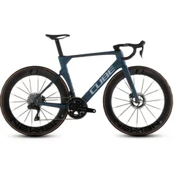 Cube Litening AERO C:68X SLT atlantisgrid ́n ́ice 2026 - 56 cm - Rennrad mit C:68X® Carbonrahmen für 30 % weniger Luftwiderstand, Shimano Dura-Ace Di2 für präzise Schaltvorgänge und Powermeter für optimale Leistung.