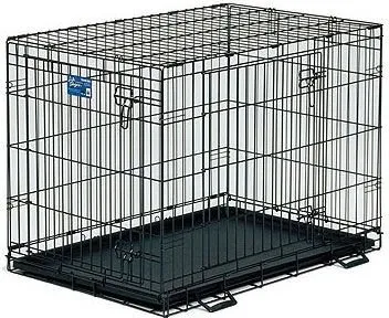 MyPets® X-Treme Safe Hundegitterbox XXL - Robuste und faltbare Hundebox für sicheres Reisen, blitzschneller Aufbau in 1-2 Minuten und einfach zu reinigende Bodenwanne für optimale Hygiene.