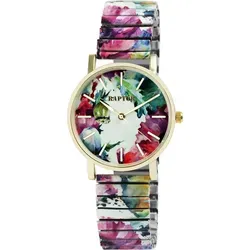 Raptor Quarzuhr Colorful Edition mit Edelstahlzugarmband - Armbanduhren mit 3 ATM Wasserdichtigkeit und farbenfrohem Design, ideal für jeden Anlass und ein echter Blickfang am Handgelenk.