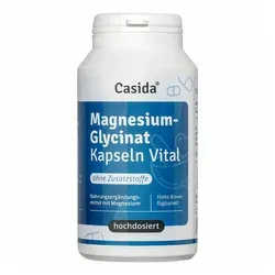 Magnesiumglycinat Kapseln Vital - 420 mg Magnesium pro Tagesdosis, zur Entspannung und Regeneration für Körper und Geist