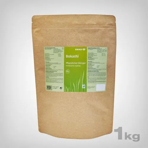 Bokashi Pflanzlicher Dünger 1 kg |  N-P-K Langzeitdünger für gesunde Böden