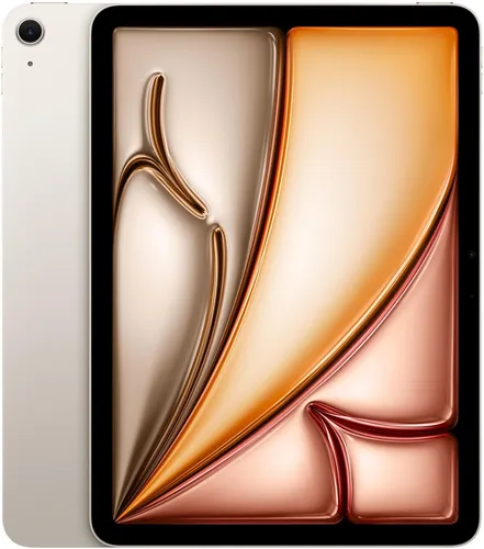 Apple iPad Air 11" 2025 - Wi-Fi - Polarstern - Tablets mit 8 GB RAM und 128 GB Speicher, ideal für kreative Anwendungen und Multitasking, ausgestattet mit einem beeindruckenden 12MP Kamera.