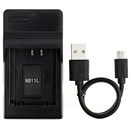 NB-11L USB Ladegerät für Canon IXUS 132, 150, 155, 160, 170, 275 HS, PowerShot A2300, A2500, A2600, PowerShot ELPH 110 HS, 115 is, 130 is, 320 HS Kamera und Mehr