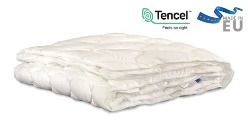 Beco Naturfaserbettdecke BeCo Tencel "NEUHEIT", 135x200 & 155x200 cm - Allergiker Bettdecken, atmungsaktiv und klimaregulierend dank 100% Lyocell-Füllung und hochwertigem Bezug aus Tencel und Baumwolle. Pflegeleicht und schadstoffgeprüft, ideal für einen gesunden Schlaf.