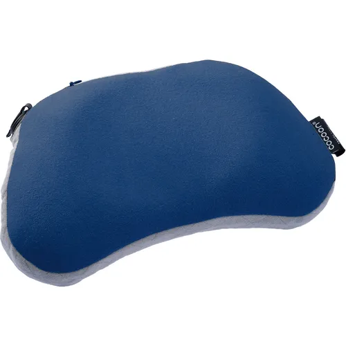COCOON Reisekissen Hammock / Travel Pillow in Galaxy Blue-Grey - Trapezförmiges Reisekissen mit praktischem Aufhängesystem; aufblasbarer Luftkern sorgt für hohen Komfort und einfache Handhabung beim Reisen.