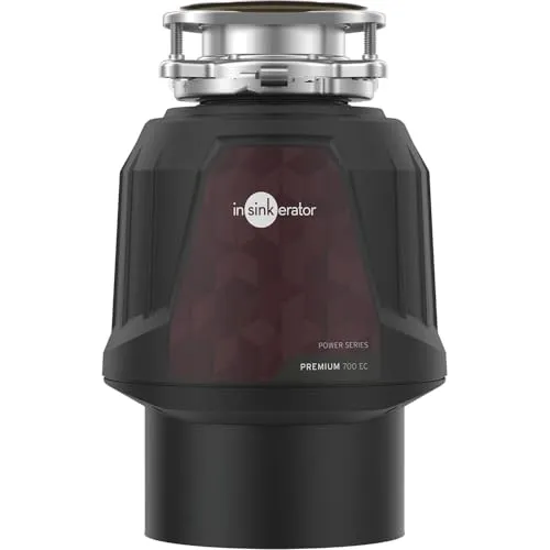 Insinkerator Premium 700 EC Küchenabfallzerkleinerer - Müllentsorgungsvorrichtung mit 0,75 PS Induktionsmotor für maximale Zerkleinerungskraft und hygienische Abfallentsorgung ohne Gerüche - ideal für moderne Küchen.