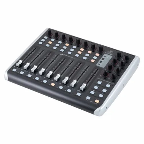 Behringer X-TOUCH COMPACT - Universeller USB MIDI-Controller mit 9 motorisierten Fadern, nahtlose Integration für Musikproduktion und Steuerung von Effekten