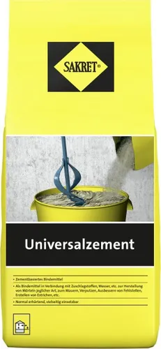 SAKRET Universalzement 5 kg Beutel grau  Zement