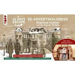 DAYS ESCAPE 3D-Adventskalender – Sherlock Holmes und das Anwesen Moriarty - Spielzeug-Adventskalender mit hochwertigem Material und flexibler Gestaltung für ein spannendes Erlebnis in der Vorweihnachtszeit.