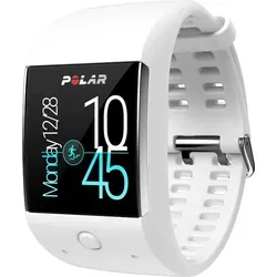 POLAR Smartwatch M600 White - GPS Smartwatch mit Android Wear, ideal für Sportler dank präziser Pulsmessung und über 400 installierbaren Apps für maximale Produktivität.
