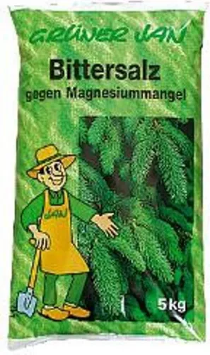 Bittersalz 5 Kg gegen Braunfärbung und Magnesiummangel bei Pflanzen