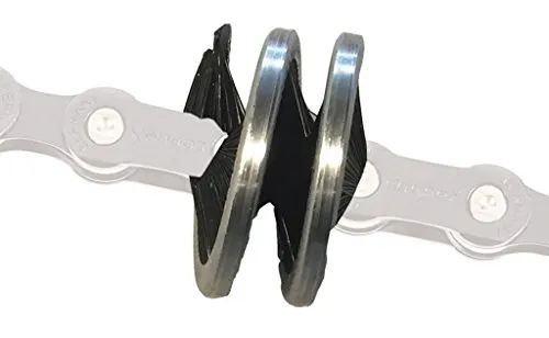 Spiro Kettenreiniger Kettenbürste, Silber/Schwarz, Einheitsgröße - Fahrradketten-Reiniger mit extrem stabilen Borsten für eine gründliche Reinigung und Pflege Ihrer Kette.