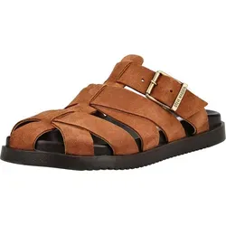 STEVE MADDEN Pantoletten aus Leder in Braun 38 EU - Bequeme Pantoletten in Größe 38, aus hochwertigem Leder gefertigt. Ideal für den Alltag, mit rundem Zehenbereich und blockförmigem Absatz für optimalen Tragekomfort.