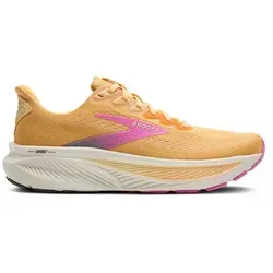 Brooks Damen Ghost 17 Laufschuhe in Orange 42.5 - Vielseitige Laufschuhe mit DNA Loft v3 Dämpfung für ein softes Laufgefühl und RoadTack-Gummisohle für optimale Widerstandsfähigkeit – ideal für jeden Laufstil.