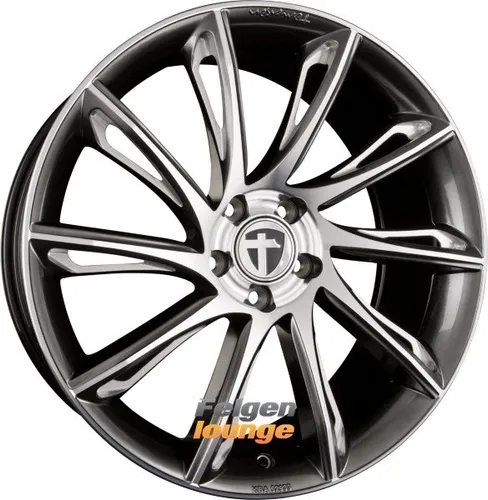 Tomason TN24 Dark Hyperblack Felge 8.5x19" ET40 - Hochwertige Alufelge im Vielspeichen-Design, ideal für sportliche Fahrzeuge. Mit einer maximalen Traglast von 750 kg und eleganter Dark Hyper Schwarz Cc Polished Oberfläche.