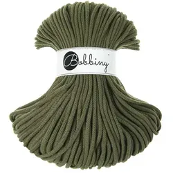 Bobbiny Flechtkordel Premium 5mm 100m Avocado - Grün