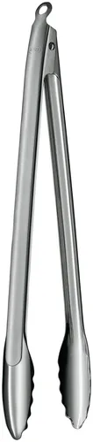 RÖSLE Grillzange Barbecue 25054 - 43 cm Edelstahl - Grillbesteck mit patentiertem Verschlusssystem für präzises Wenden und Servieren von Grillgut, spülmaschinengeeignet und ideal für BBQ-Liebhaber.