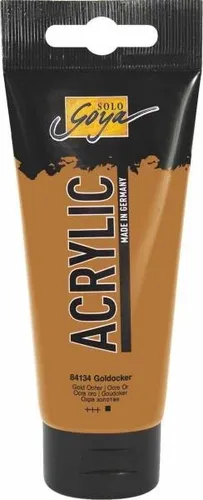 SOLO GOYA ACRYLFARBE GOLDOCKER 100 ml TUBE ACRYL-FARBE GOLD-OCKER