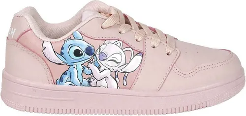 Stitch Sneakers für Kinder - Rosa - Größe 37 - Mit Schnürverschluss - Bequeme Kinder Sneakers mit PVC-Sohle und niedlichem Stitch-Print. Ideal für Abenteuer und den Alltag. Offizielles Disney-Produkt, designed in Spanien.