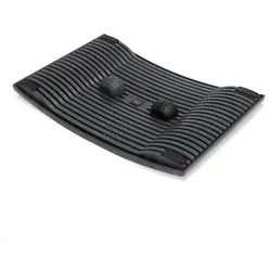 Gymba Active Board - Dunkelgraues Standboard für Balance und Fitness - Balanceboard aus hochwertigem Verbundmaterial, belastbar bis 300 kg. Inkl. Massagebälle für Anfänger und Fortgeschrittene – ideal für mehr Bewegung im Alltag!
