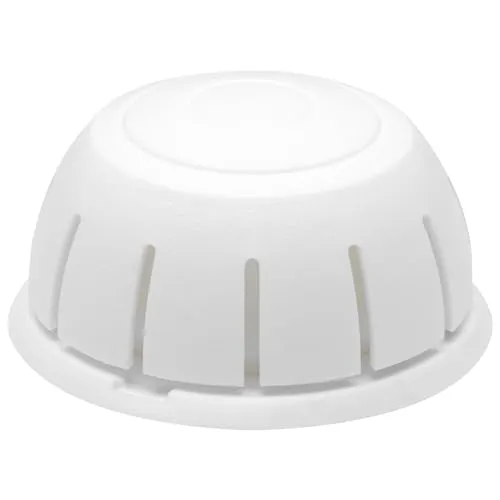 WAGNER Design-Boden-Türstopper SCREW OR GLUE/Schrauben oder Kleben - Durchmesser Ø 40 x 20 mm, Puffer thermoplastischer Kautschuk, weiß, Designpreis - 15515411