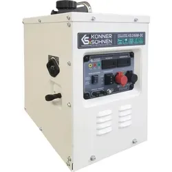 Könner & Söhnen Stromerzeuger KS 24VM-DC, 1,6 kW Benzin Generator - Powerstation für 24V-Systeme mit 60A Nennstrom, ideal für Solaranlagen und mobile Anwendungen, leise und robust mit automatischer Steuerung.