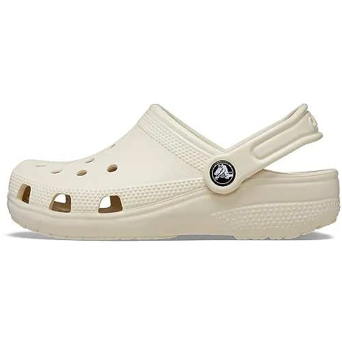 Crocs Unisex Kinder Classic Clog T Clog, Bone, 20/21 EU - Clogs für Jungen, unglaublich leicht und atmungsaktiv, hergestellt aus 25% bio-zirkulären Materialien, ideal für Spiel und Spaß im Freien.