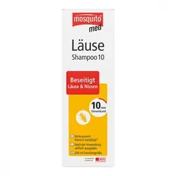 mosquito med Läuseshampoo 200 ml - effektive Läusebekämpfung - Shampoo zur effektiven Bekämpfung von Läusen, rezeptfrei erhältlich. Ideal für die ganze Familie und sorgt für eine milde Anwendung.