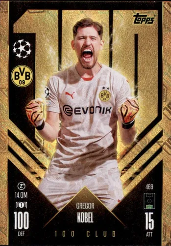 Topps Sammelkarte 469 - Gregor Kobel - 100 Club - 2024/2025