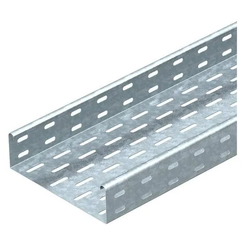 OBO Bettermann Kabelrinne MKS 620 FS 3 - Mittelschweres Kabelrinnen-System mit 60 mm Seitenhöhe, inklusive Längsverbinder-Set RV 60 für einfache Installation und optimale Kabelorganisation.