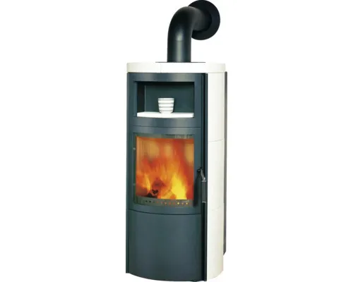 Hark Vito WW ECOplus GT Kaminofen 8,4kW - Eleganter Dauerbrandofen in creme-weiß, ideal für effiziente Wärme und gemütliche Atmosphäre in Ihrem Zuhause.