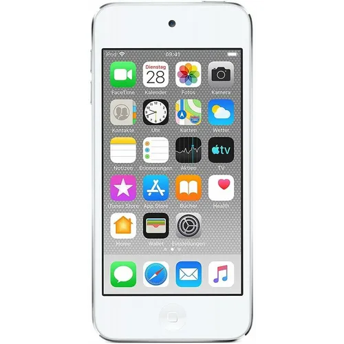 Apple iPod Touch 7. Generation 32GB Silber - Mobile Audio-Player mit 40 Stunden Akkulaufzeit, ideal für Musikliebhaber und Gamer. Genießen Sie Ihre Lieblingsmusik und Spiele mit einem kompakten Design.