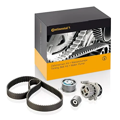 CONTITECH CT877WP1 Wasserpumpe mit Zahnriemensatz - Auto-Zahnriemen-Kits, zuverlässige Wasserpumpe mit langlebigem Zahnriemensatz für optimale Motorleistung und Effizienz.