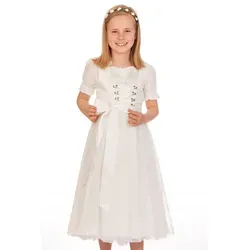 KRÜGER KIDS Dirndl Kinderdirndl 3tlg. - JOANA - ecru 116