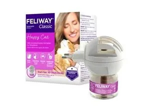 FELIWAY Classic Start-Set - Tierärztlich empfohlenes Entspannungsmittel für Katzen, reduziert Stressverhalten und fördert Wohlbefinden für 30 Tage