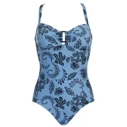 VIVID Badeanzug Floral Shade Buckle Swimsuit - Stylischer Badeanzug mit floralem Design und verstellbaren Trägern. Ideal für den Sommer, sorgt für einen perfekten Sitz und hohen Tragekomfort. Perfekt für den Strand oder das Schwimmbad.