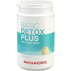 PANACEO Basic-Detox Plus 200 Kapseln - Nahrungsergänzungsmittel zur Unterstützung der Darmfunktion, mit natürlichem PMA-Zeolith für die Bindung von Schadstoffen und einem PLUS an Calcium und Magnesium.
