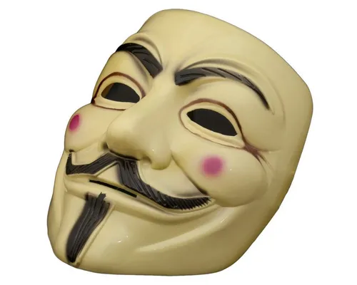 Goods+Gadgets Verkleidungsmaske V wie for Vendetta Mask, Guy Fawkes Mask Anonymous Halloween