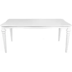 Casa Padrino Barock Esstisch Weiss ausziehbar 180 - 230 cm - Tisch - Weiß