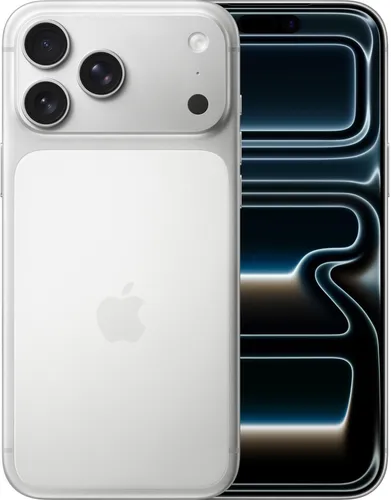 Apple iPhone 17 Pro Max 2TB Silber MFYY4ZD/A - Handys ohne Vertrag mit 6,9-Zoll-Display, leistungsstarkem Chip und 2TB Speicher für unendlichen Spaß. Perfekte Fotos dank erstklassiger Kameratechnologie, auch bei Dunkelheit.