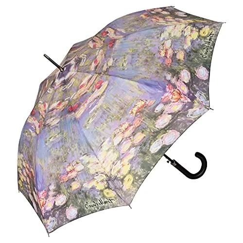 VON LILIENFELD Regenschirm Claude Monet: Seerosen Auf-Automatik Damen Kunst Blumen